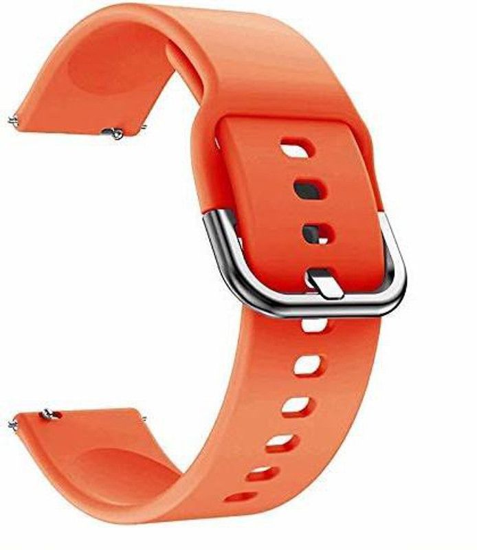 Tirono 19mm Silicone Watch Strap for Colorfit Beat / Pro 2 / Pulse / Boat Storm / Xtend Smart Watch Strap  (Orange)