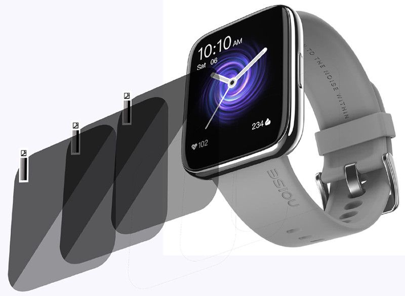 xzote Screen Guard for Noise Colorfit Ultra 2 Smartwatch  (Pack of 3)