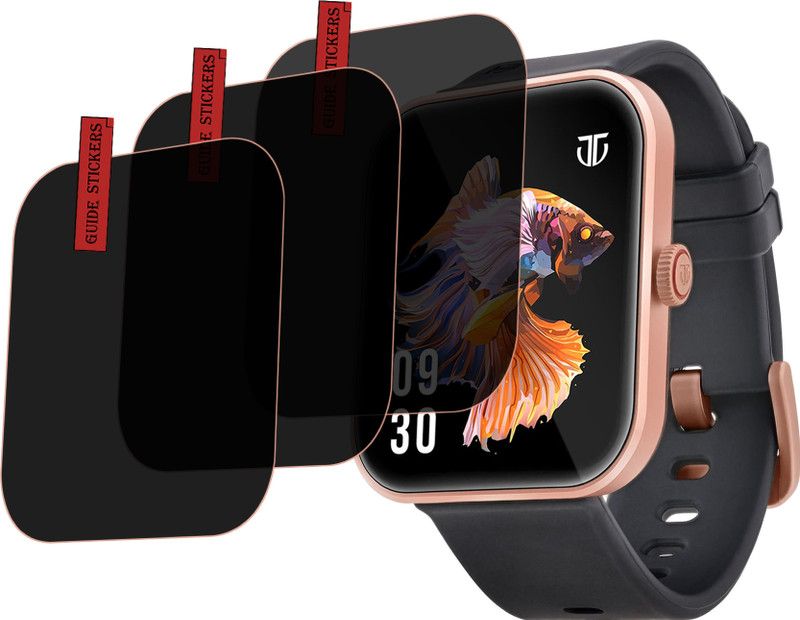 EJZATI Edge To Edge Screen Guard for TITAN TALK S SMARTWATCH  (Pack of 3)