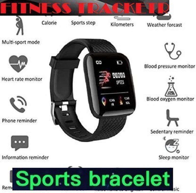 Bydye A879(ID116) MAX MULTI FACES BLUETOOTH SMART WATCH BLACK( PACK OF 1) Smartwatch  (Black Strap, free)