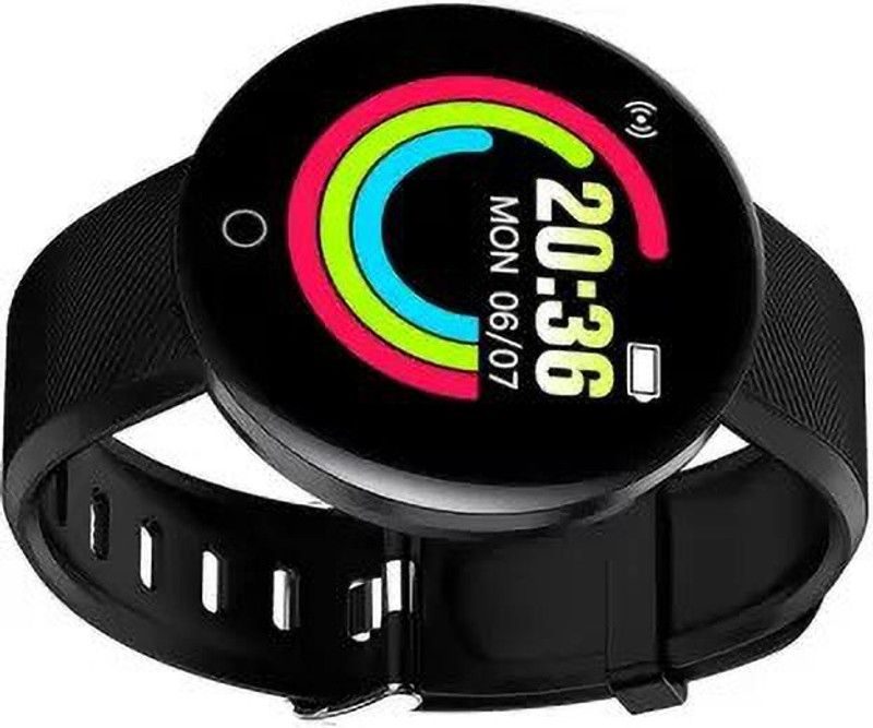 Stybits A127 D18_ LASTEST FITNESS TRACKER MULTI FACES SMART WATCH BLACK (PACK OF 1) Smartwatch  (Black Strap, free)
