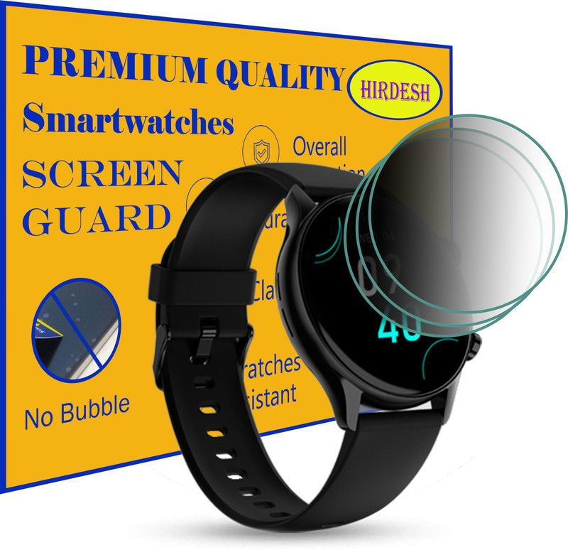 hirdesh Screen Guard for Pebble Cosmos luxe  (Pack of 3)