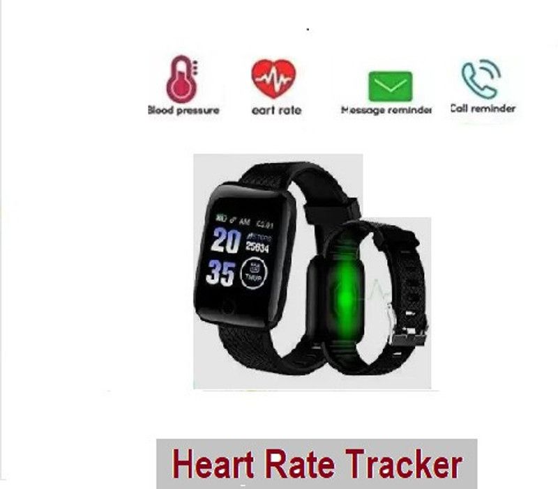 Stybits A108(ID116)Tranding Multi Activity Tracker & Sleep TrackerSmart Watch(Pack of 1) Smartwatch  (Black Strap, Free)