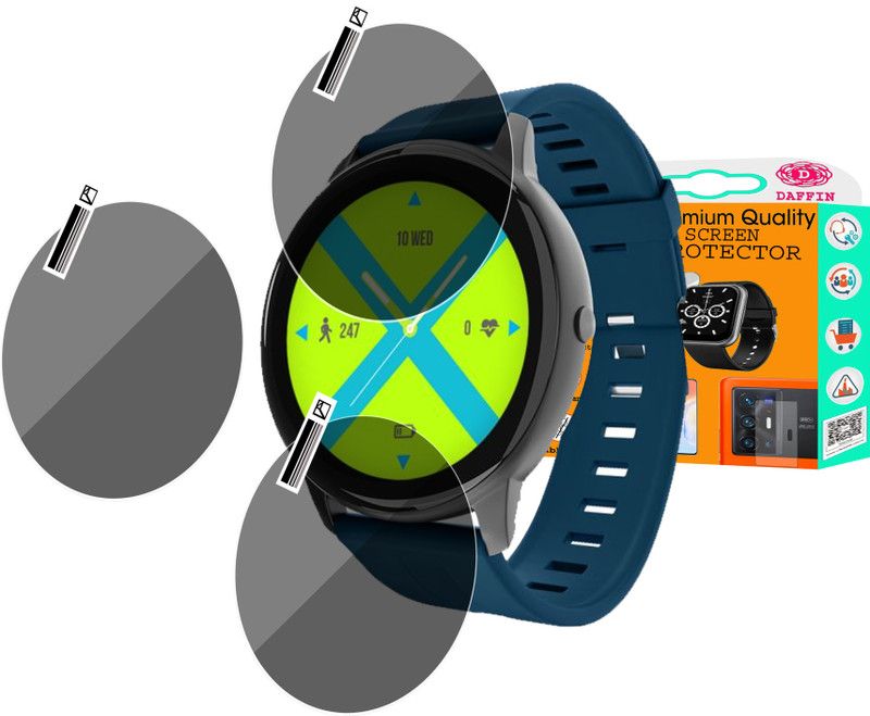 daffin Screen Guard for Syska SW200 Smartwatch  (Pack of 3)