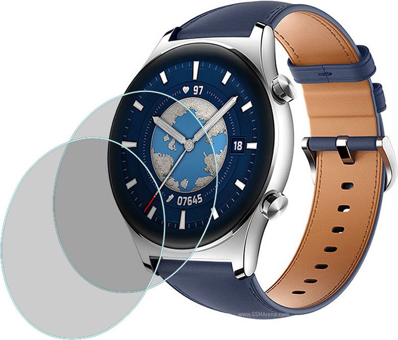 XAZE Screen Guard for Honor Watch GS 3 Smartwatch  (Pack of 2)