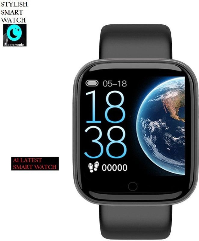Bydye OP618_D20 ADVANCE ACTIVITY TRACKER SLEEP MODE SMART WATCH BLACK(PACK OF 1) Smartwatch  (Black Strap, free)