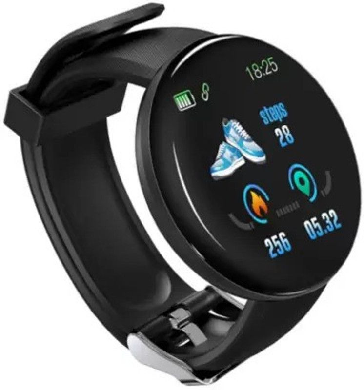 Stybits A132 D18_ ADVANCE SLEEP TRACKER ACTIVITY TRACKER SMART WATCH BLACK (PACK OF 1) Smartwatch  (Black Strap, free)