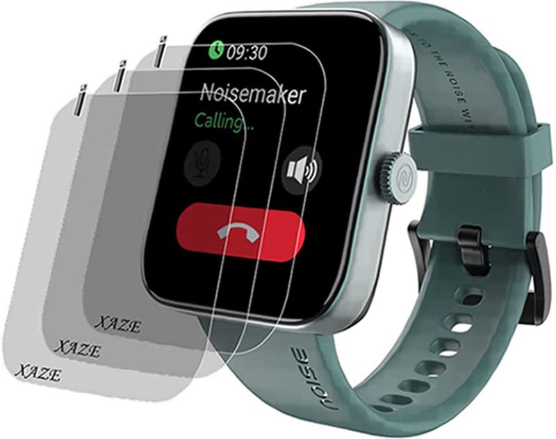 XAZE Screen Guard for Noise ColorFit Pulse Go Buzz Smartwatch  (Pack of 3)