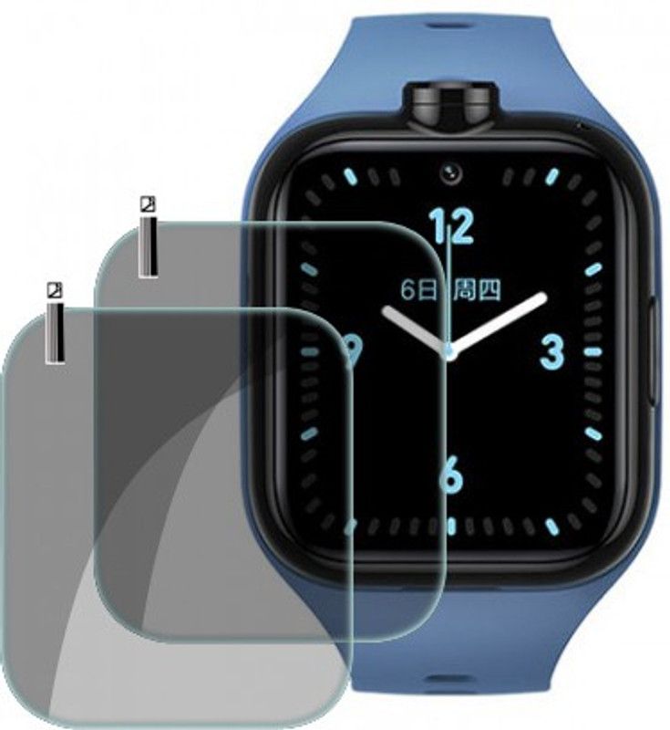 slwax Screen Guard for Xiaomi Mitu Watch 4 Pro SMARTWATCH  (Pack of 2)