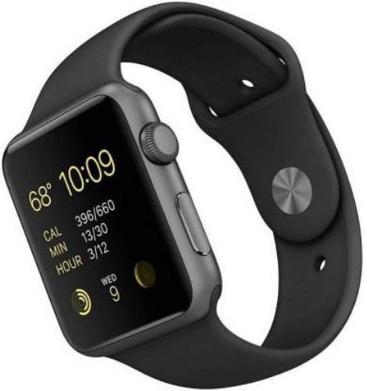 GUGGU NPI_216L_A1 Smart Watch Smartwatch  (Black Strap, XL)