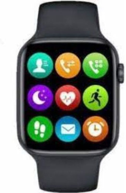 GUGGU VCA_222N T55 Smart Watch Smartwatch  (Black Strap, Free Size)