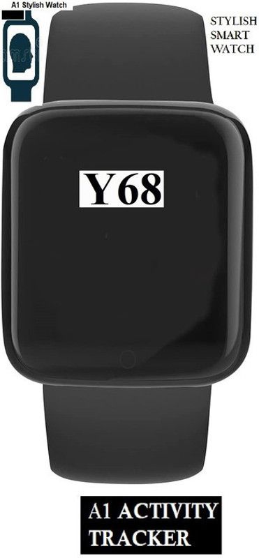 JOCOTO -MA_NOV-Y68_65 Smartwatch  (Black Strap, Free)