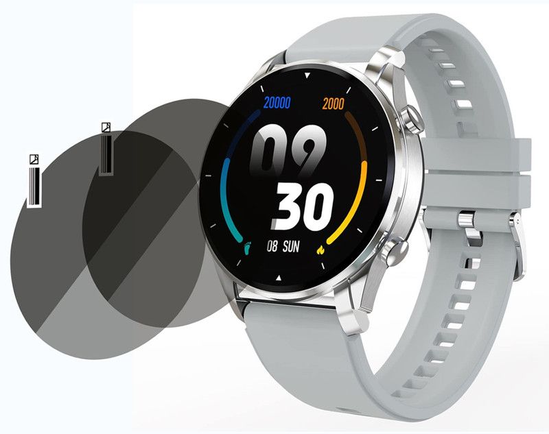 XAZE Screen Guard for Fire-Boltt Thunder Smartwatch  (Pack of 2)