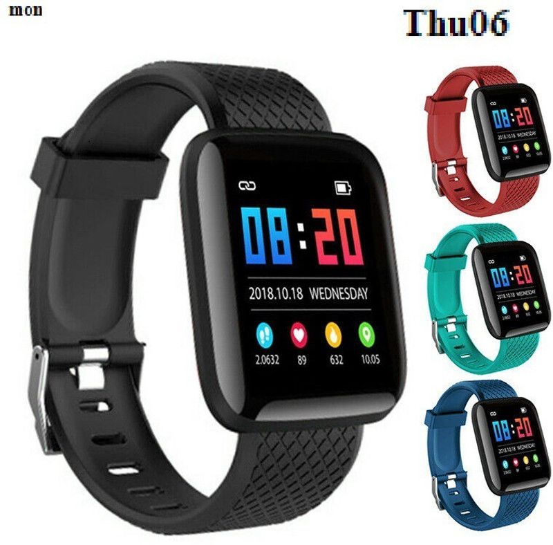 Bygaura G285-ID116 PLUS ACTIVITY TRACKER FITNESS TRACKER SMART WATCH(PACK OF 1) Smartwatch  (Black Strap, free)