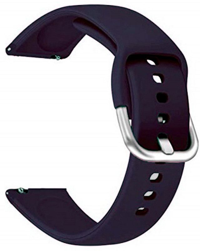 Melfo Silicone Strap Compatible with Fireboltt Falcon Smart Watch Strap  (Black)