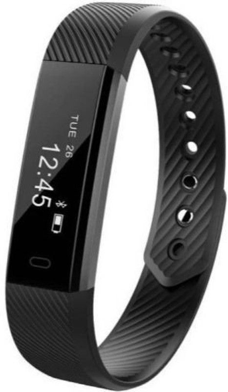SYARA MLV_351M D 115 Fitness band  (Black Strap, Size : Free Size)