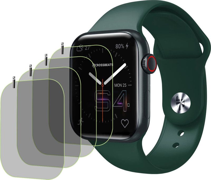 HI2U Screen Guard for Crossbeats ignite spectra Smartwatch  (Pack of 4)
