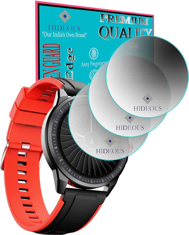 HIDEOUS Screen Guard for BOAT WATCH FLASH EDITION  (Pack of 3)