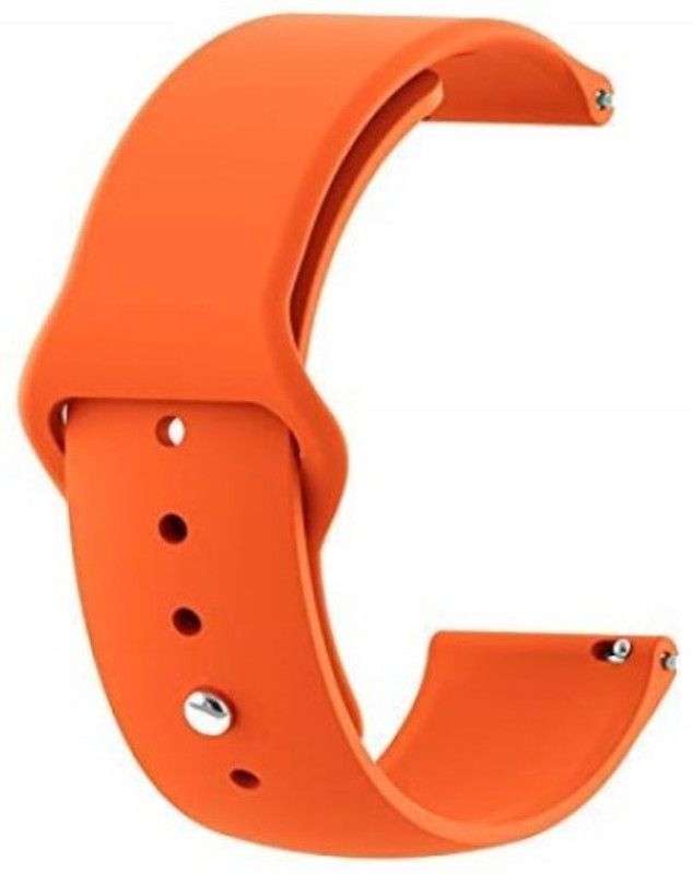 gettechgo Liquid Silicone Smart Watch Strap/Band Compatible with Dizo Watch 2 (Not compatible with Any other Watch) Smart Watch Strap  (Orange)