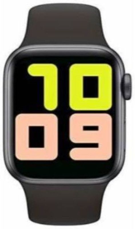 GUGGU VES_177Y T55 Series 5 Smart Watch Smartwatch  (Black Strap, XL)