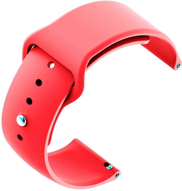 NOTYEX Soft Silicone Strap Band For Amazfit GTR 2E Smart Watch Only Smart Watch Strap  (Red)