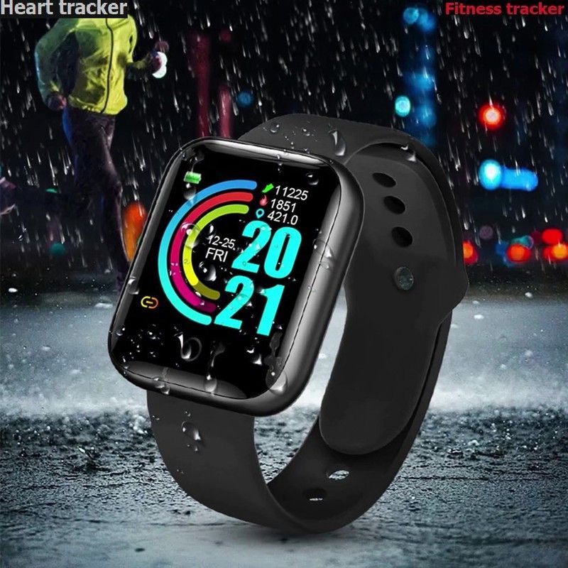 Bashaam S634 (D20) MAX ACTIVITY TRACKER HEART RATE SMART WATCH BLACK(PACK OF 1) Smartwatch  (Black Strap, free)