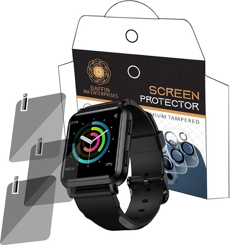 daffin Screen Guard for Noise ColorFit NAV Smartwatch  (Pack of 3)
