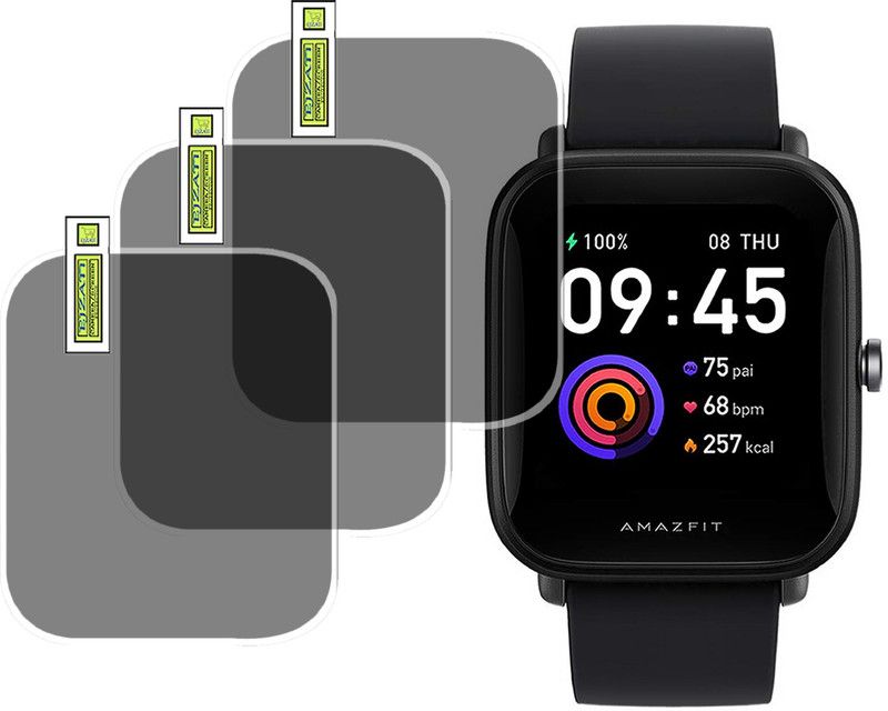 EJZATI Screen Guard for Amazfit Bip U Smart Watch SCREEN TEMPERED  (Pack of 3)
