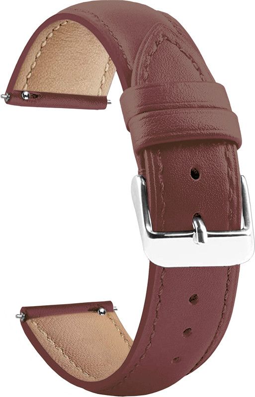ACM Watch Strap Leather Belt for Mustard Czar Smartwatch Band Brown Smart Watch Strap  (Brown)
