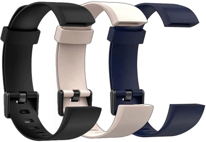 YDOXTON Combo of 3PCS Soft Silicone Band Strap For Realme Smart Band Strap Model RMA183 Smart Band Strap  (Mullti Color)