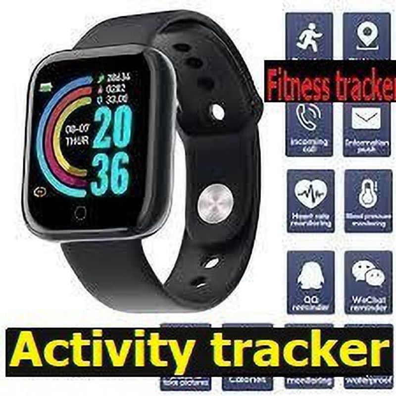 Jocoto S531 (D20) PLUS MULT FACES SLEEP TRACKER SMART WATCH BLACK(PACK OF 1) Smartwatch  (Black Strap, free)