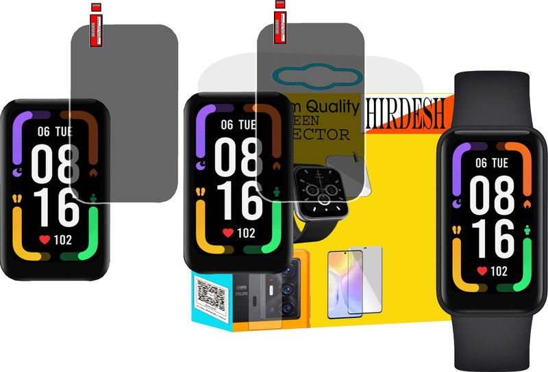 hirdesh Screen Guard for Redmi Smart Band Pro  (Pack of 2)