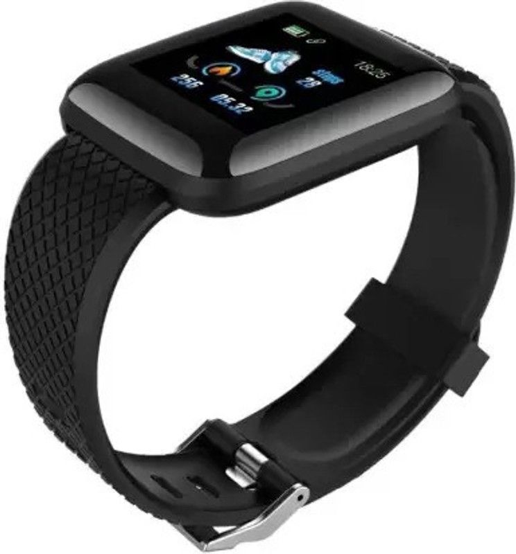 CHG QTX Bluetoth Wireless Smart Watch Smartwatch  (Black Strap, FREE SIZE)