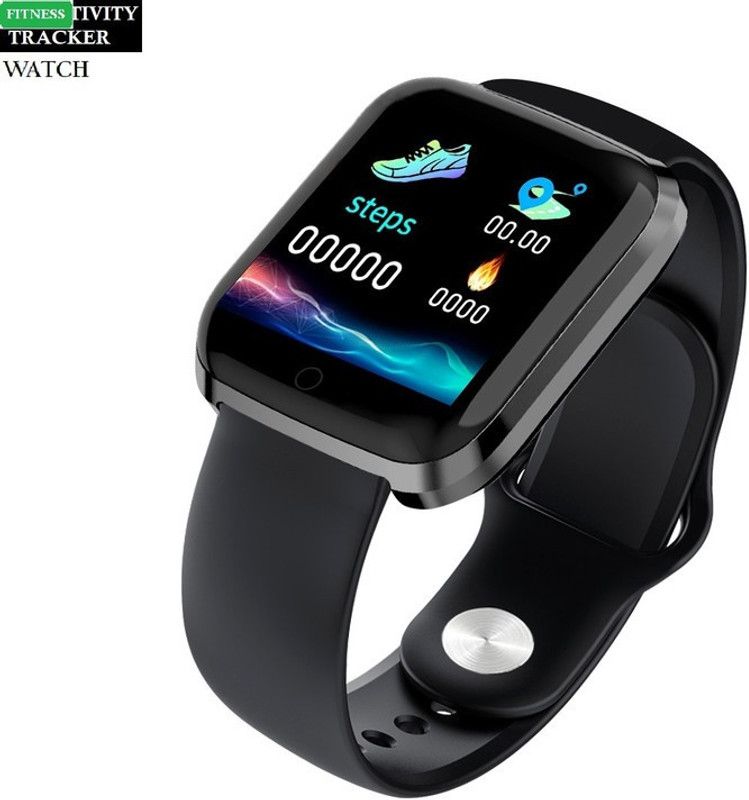 Bashaam D24(A1) ADVANCE SLEET TRACKER BLUETOOTH SMART WATCH BLACK (PACK OF 1) Smartwatch  (Black Strap, Free)