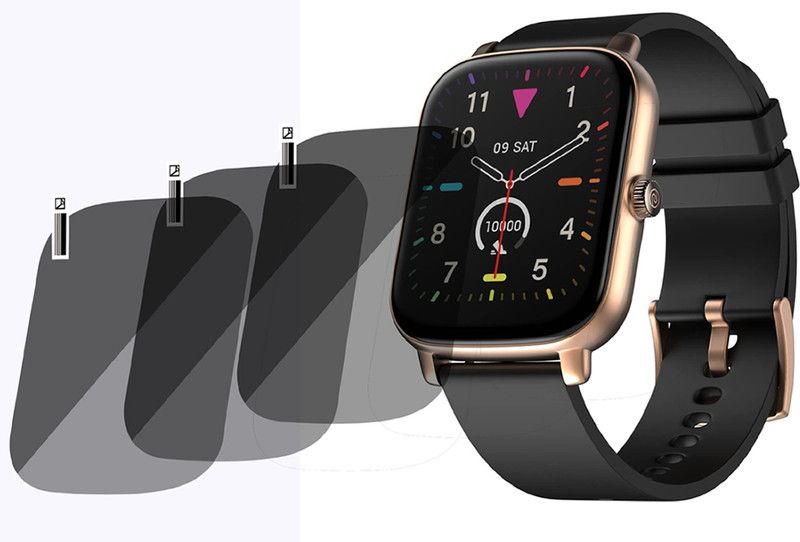 TZWE Screen Guard for Noise ColorFit Icon Buzz SMART WATCH SCREEN GUARD  (Pack of 3)