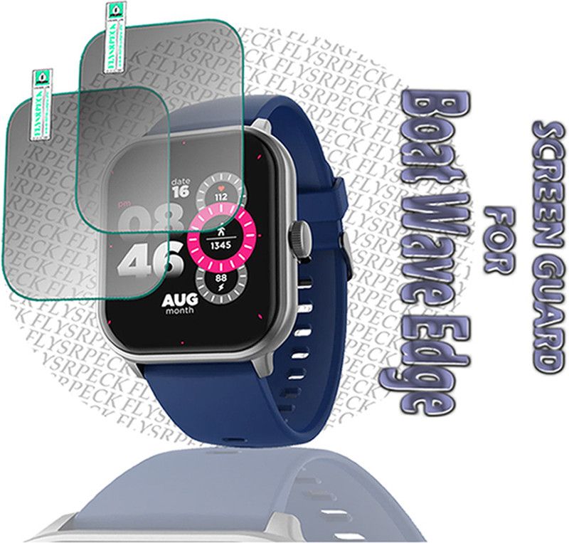 FLYSRPECK Screen Guard for boAt Wave Edge Smart Watch  (Pack of 2)
