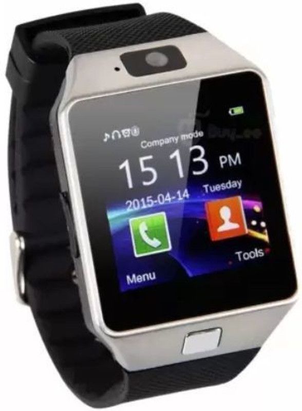 GUGGU QBE_165U Dz09 Smart Watch Smartwatch  (Black Strap, Free Size)