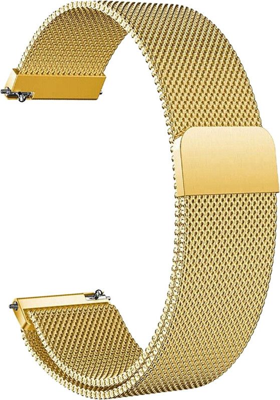 ACM Watch Strap Magnetic for Hungama Hilife G1 Smartwatch Belt Gold Smart Watch Strap  (Gold)