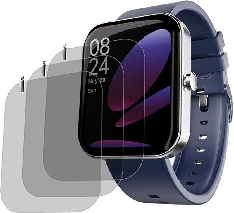 slwax Screen Guard for 2 of many Fire-Boltt Neptune SMARTWATCH  (Pack of 3)