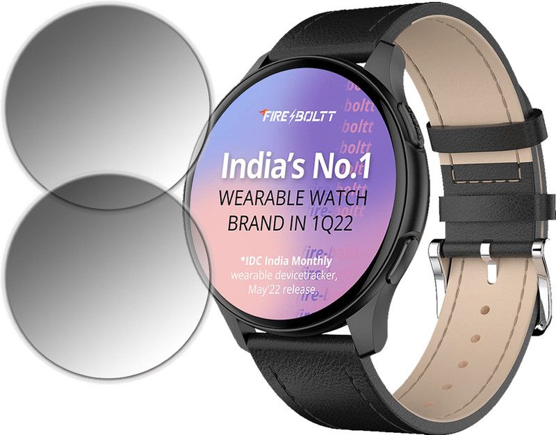 EJZATI Screen Guard for FIRE BOLTT INVINCIBLE SMARTWATCH  (Pack of 2)