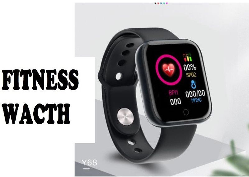 Bygaura A29_D20 ADVANCE FITNESS TRAVKER SMART WATCH BLACK ONLY (PACK OF 1) ADVANCE Smartwatch  (Black Strap, free)
