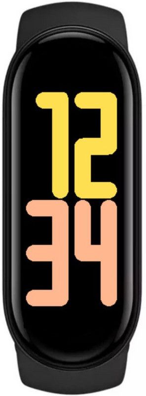Mabron M7 Smart Watch Band Fitness Heart Rate  (Multicolor Strap, Size : Free Size)