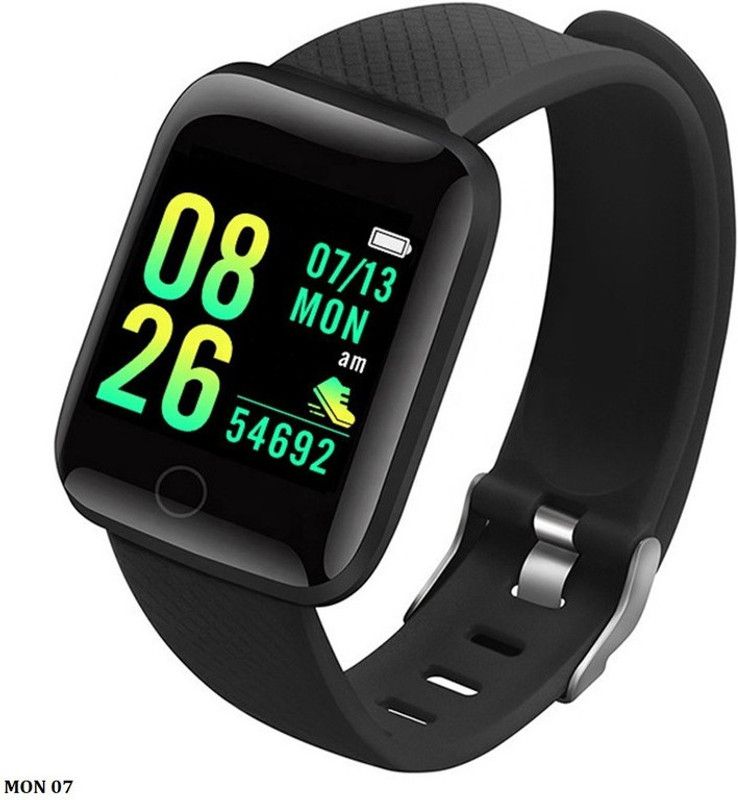 Y2H Enterprises F24 | ID116Ultra Calorie Track, Multi Sport Mode Bluetooth Smartwatch Smartwatch  (Black Strap, Free)