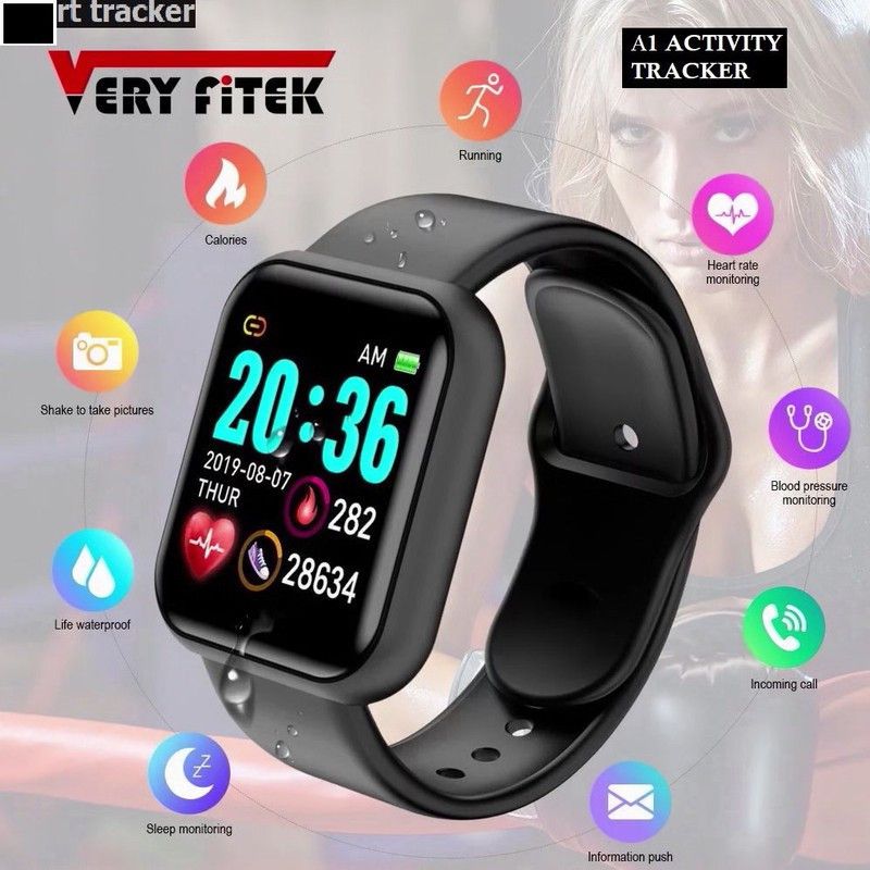 BYDYE -MA_NOV-Y68_2755 Smartwatch  (Black Strap, Free)