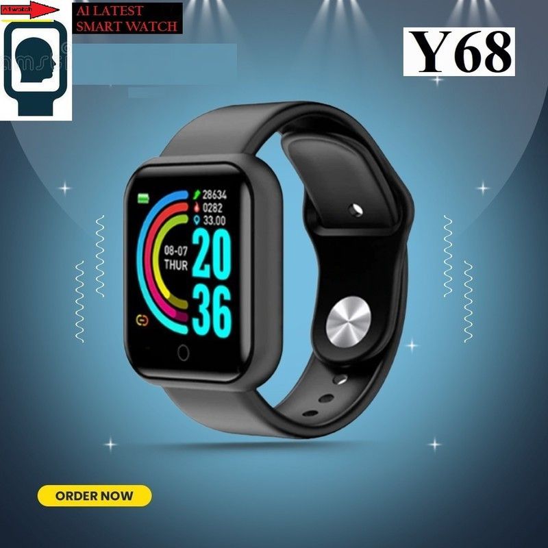 DEROWN S2686_A1 MAX HEART RATE MULTI SPORTS SMART WATCH BLACK(PACK OF 1) Smartwatch  (Black Strap, Free)