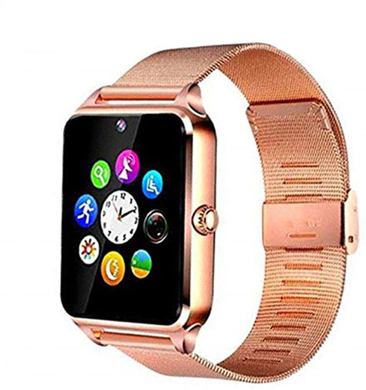 Dev Z60-10L Bluetooth Smart watch Smartwatch  (Black Strap, M)