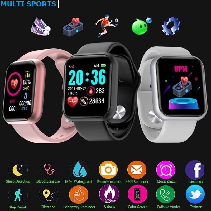 Jocoto S772 (D20) MAX ACTIVITY TRACKER STEP COUNT SMART WATCH BLACK(PACK OF 1) Smartwatch  (Black Strap, free)