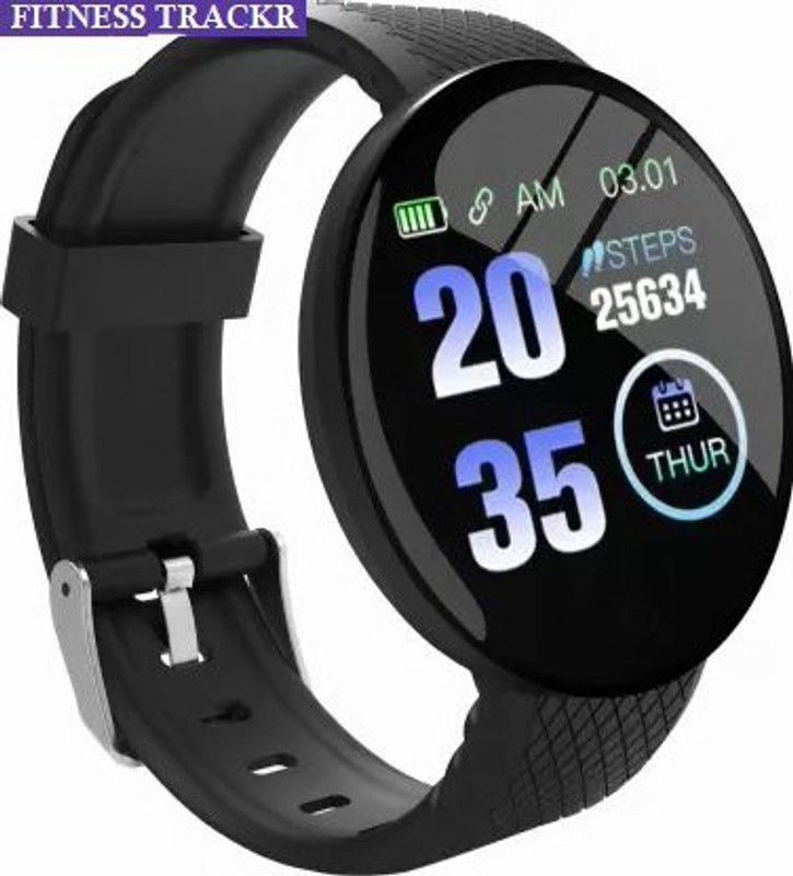 Stybits A63 D18_ PLUS SLEEP TRACKER ACTIVITY TRACKER SMART WATCH BLACK (PACK OF 1) Smartwatch  (Black Strap, free)