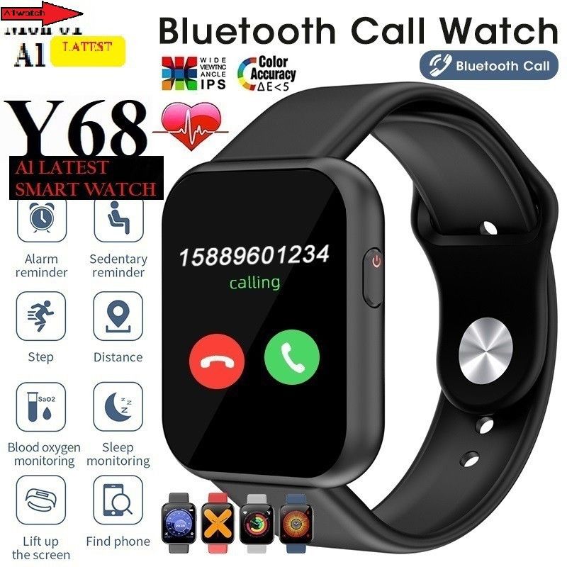 DEROWN S2874_A1 ADVANCE HEART RATE MULTI SPORTS SMART WATCH BLACK(PACK OF 1) Smartwatch  (Black Strap, Free)