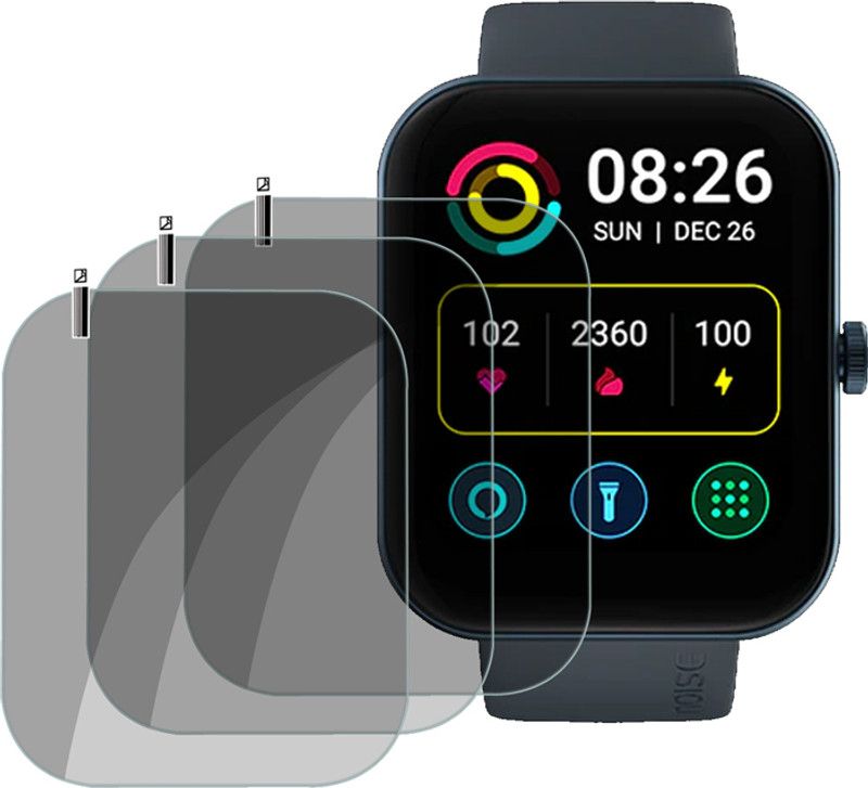 HI2U Screen Guard for Noise ColorFit Pulse 2 Smartwatch  (Pack of 3)